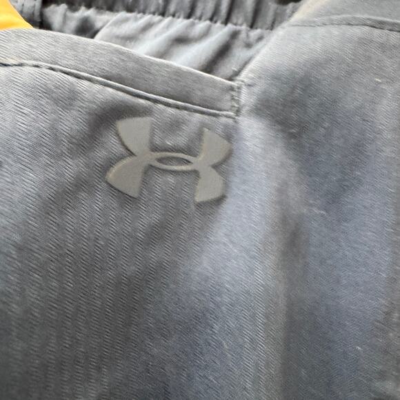 Under armour Golf Pants Mens 34x32 ACTUAL Blue UA Tapered Showdown Activewear - Picture 6 of 7
